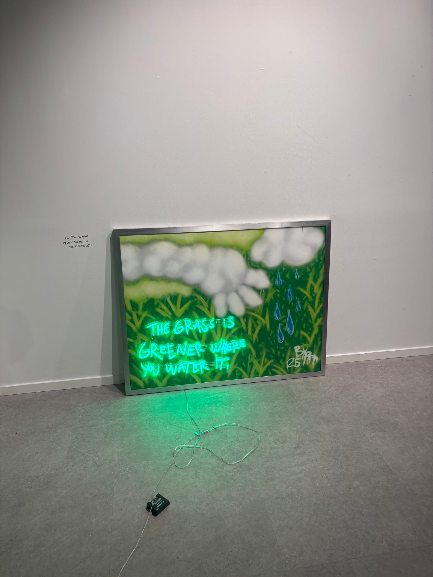 «THE GRASS IS GREENER» Original 125x95cm