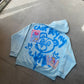 1/1 BLUE TEDDY PATCH HOODIE